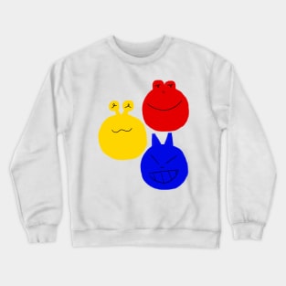 Cat Frog Slog Crewneck Sweatshirt